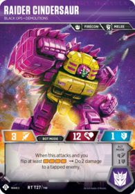 Cindersaur card Bot image