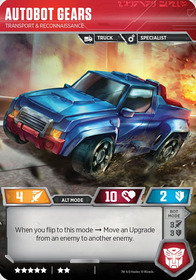 Autobot Gears Alt Mode Card Image