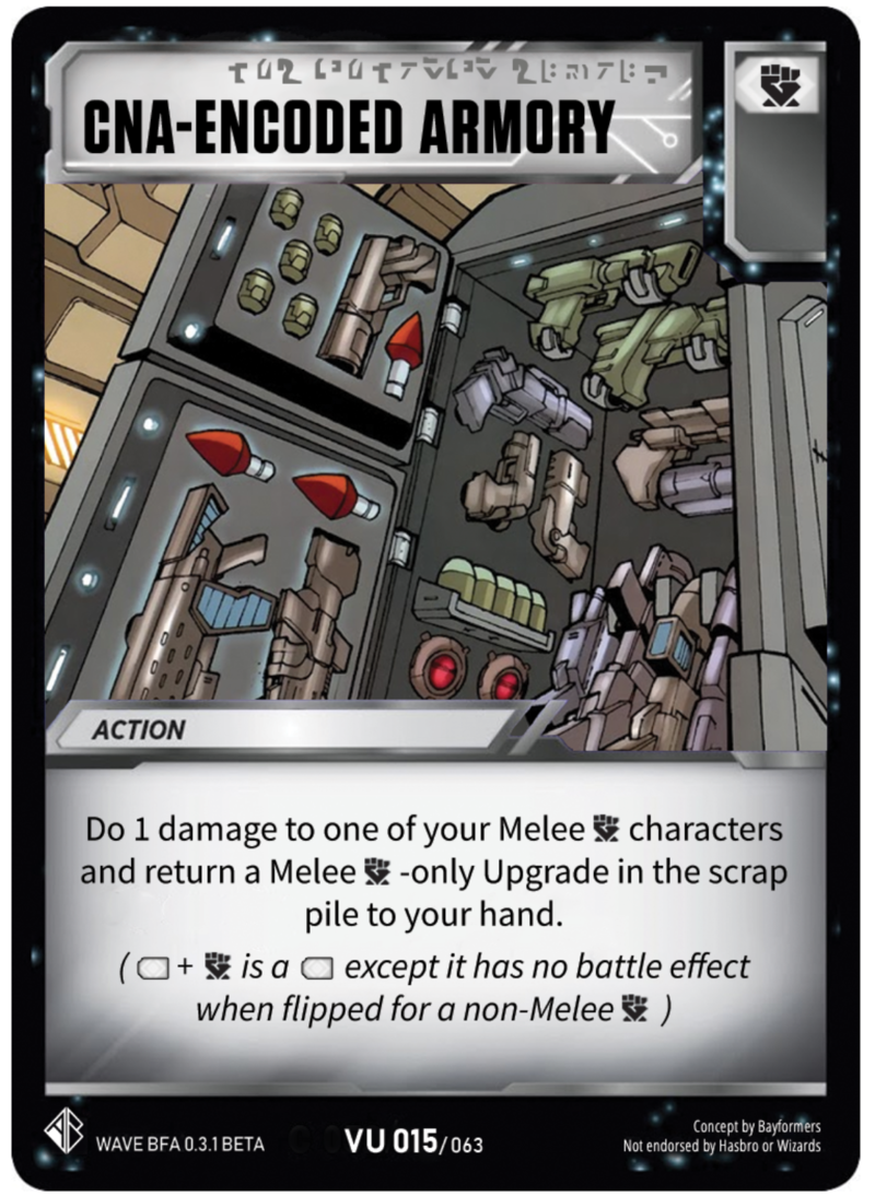 CNA-Encoded Armory Card